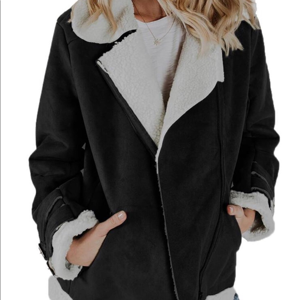 BRAND NEW Faux Suede Jacket